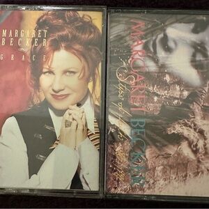 Lot of 2 vintage rare cassette tapes cassettes Margaret Becker 1992 & 1995 music